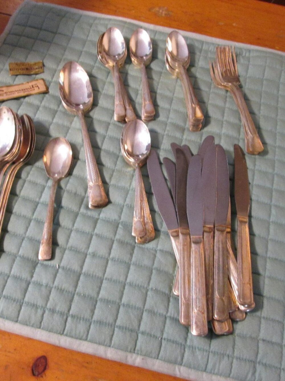 1939 flatware Embassy Silverplate bouquet 63 pieces